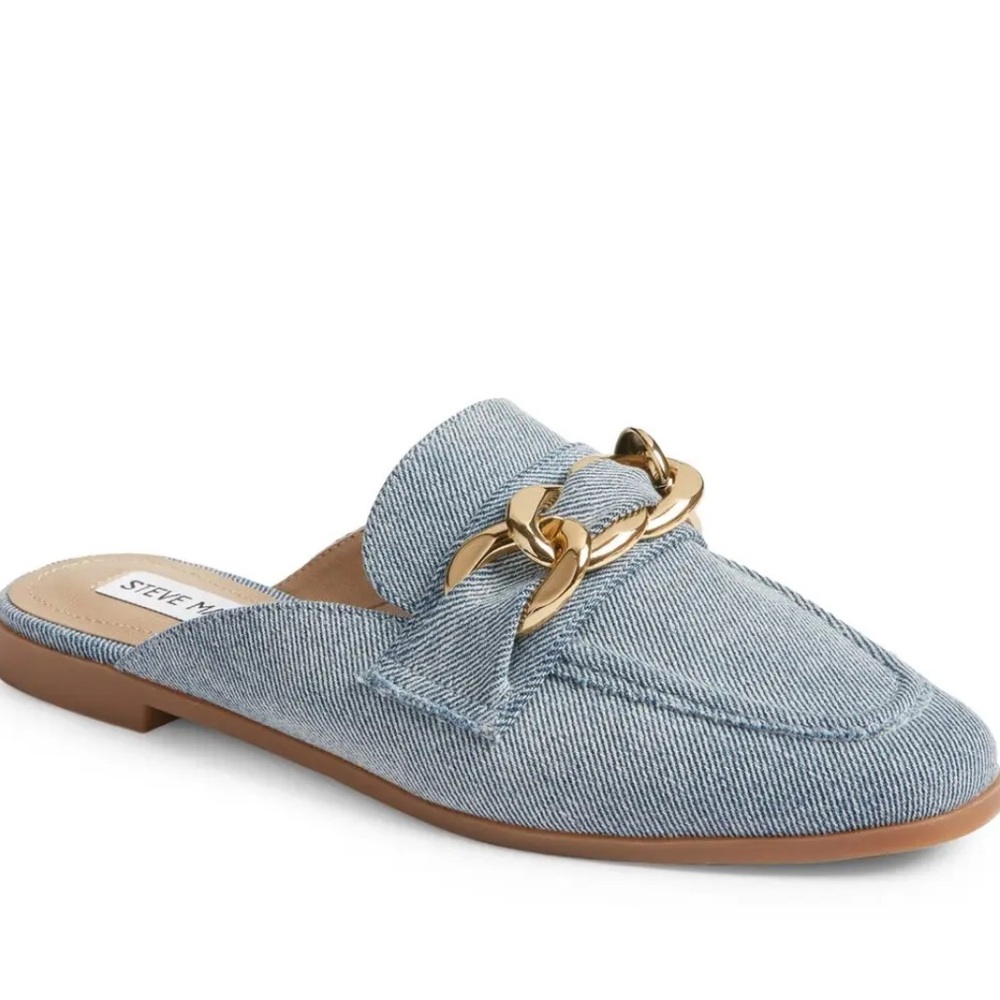 Steve Madden Cassady Loafer Mule (Women) in Denim